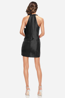 ONE33 SOCIAL | The Amira Black Bow Mini Cocktail Dress | Black