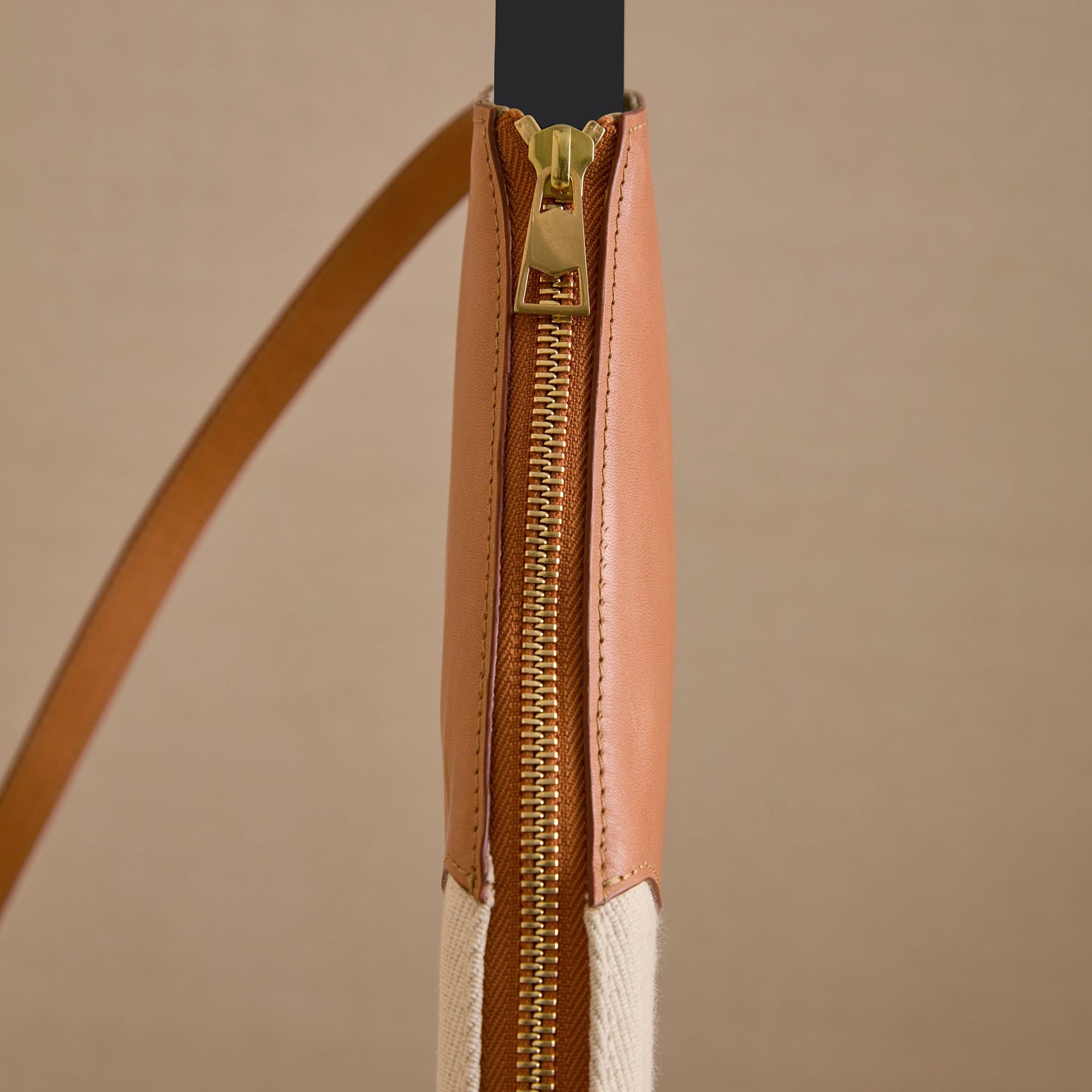 Mark Cross for AERIN Racquet Cover | Canvas with Vacchetta Trim