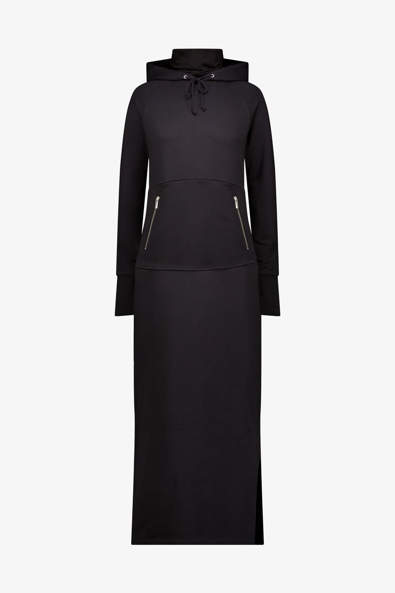 sweatshirt maxi dress Marcella Women's Elba - Black fit provides comfortable movement while the long sleeves offer complete coverage Kaya Sweatshirt Maxi Dress |