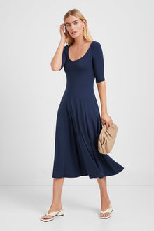 Innogen Dress | Dark Blue