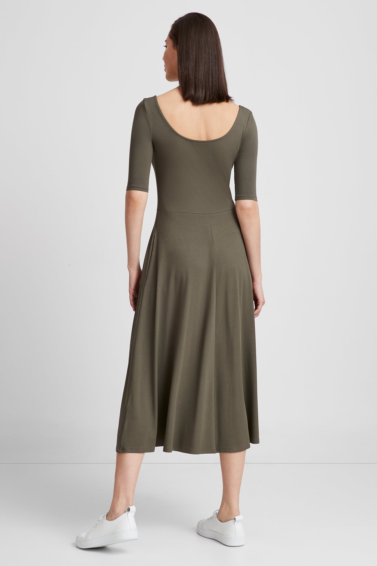 Innogen Dress | Olive Green