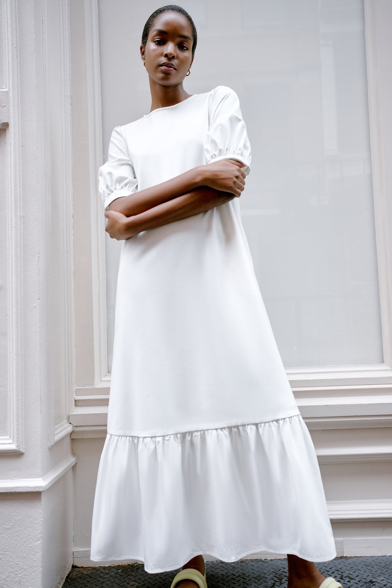 Olivia Dress | Off White