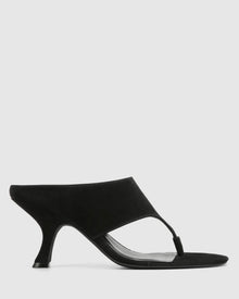 Womens | Mercer Suede Heel | Black