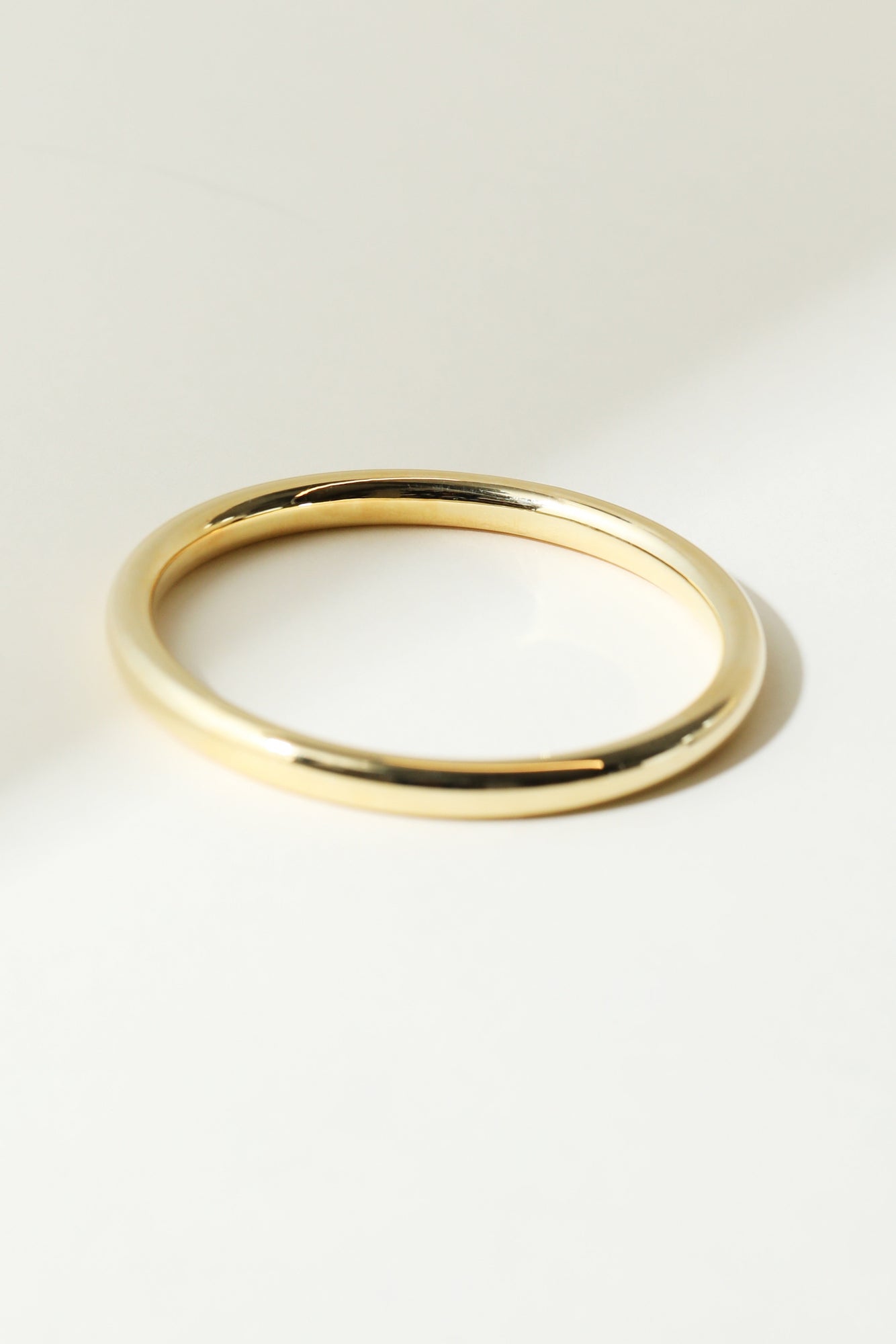 The M Essential Bangle Bracelet | 18Kt Gold Plated Brass