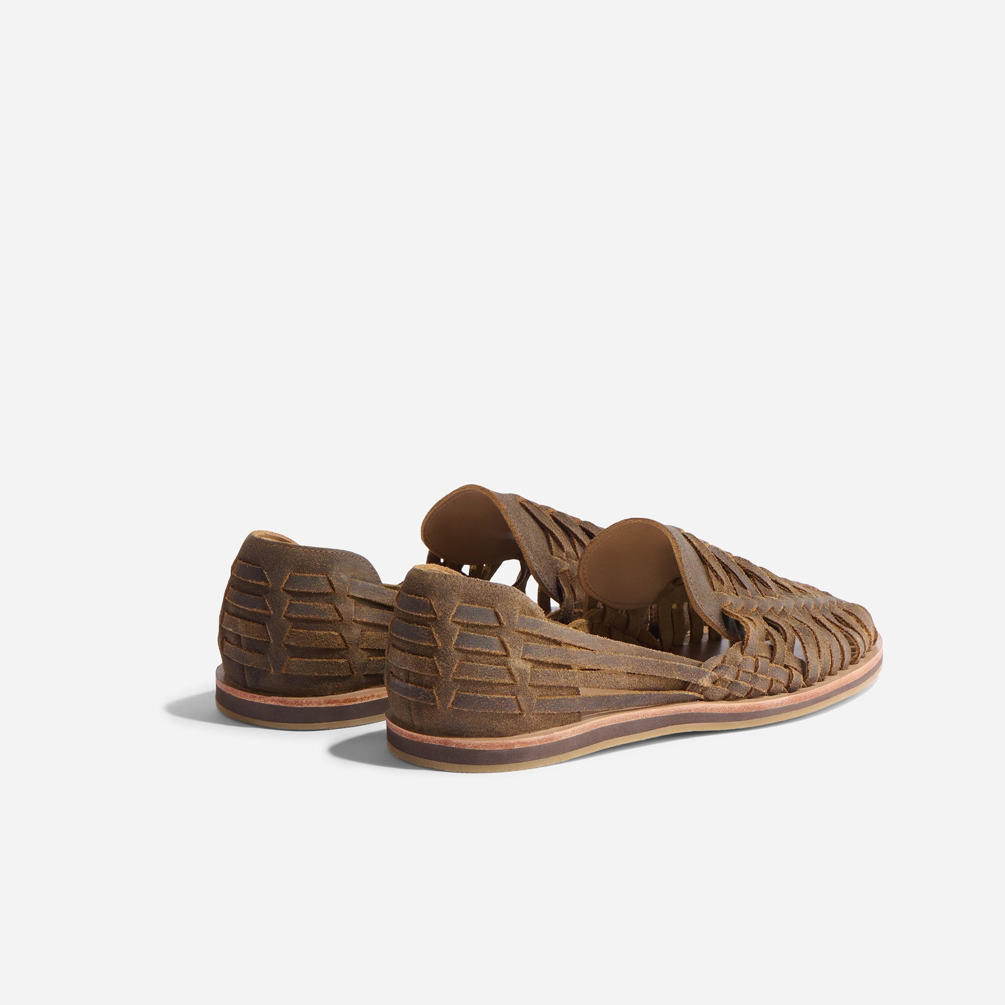 Mens | Huarache Sandal | Waxed Brown