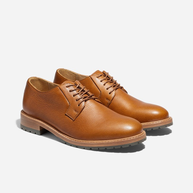 Mens | Rey Everyday Derby Lug | British Tan