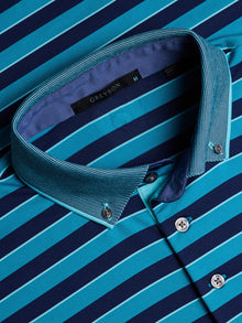 Men | Wolastoq Polo | Cyano/Maltese Blue/Torrent