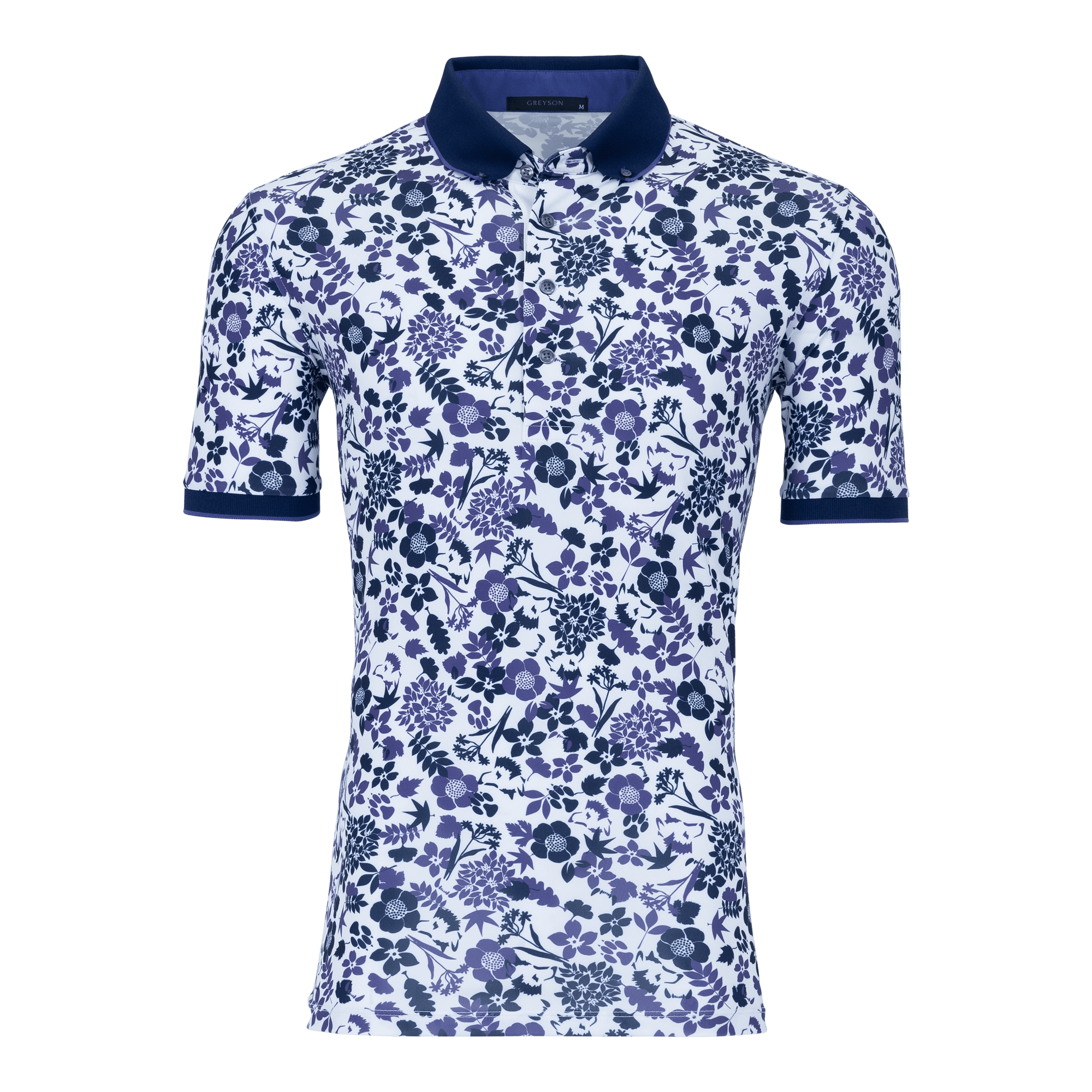 Men | Wild Flower Polo | Arctic