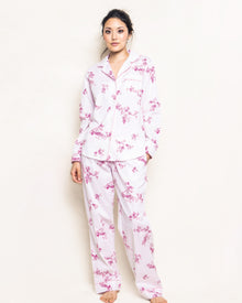 Women's Twill Pajama Set | English Rose Floral