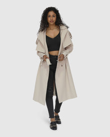 Women | Manhattan Cropped Trench | Sand