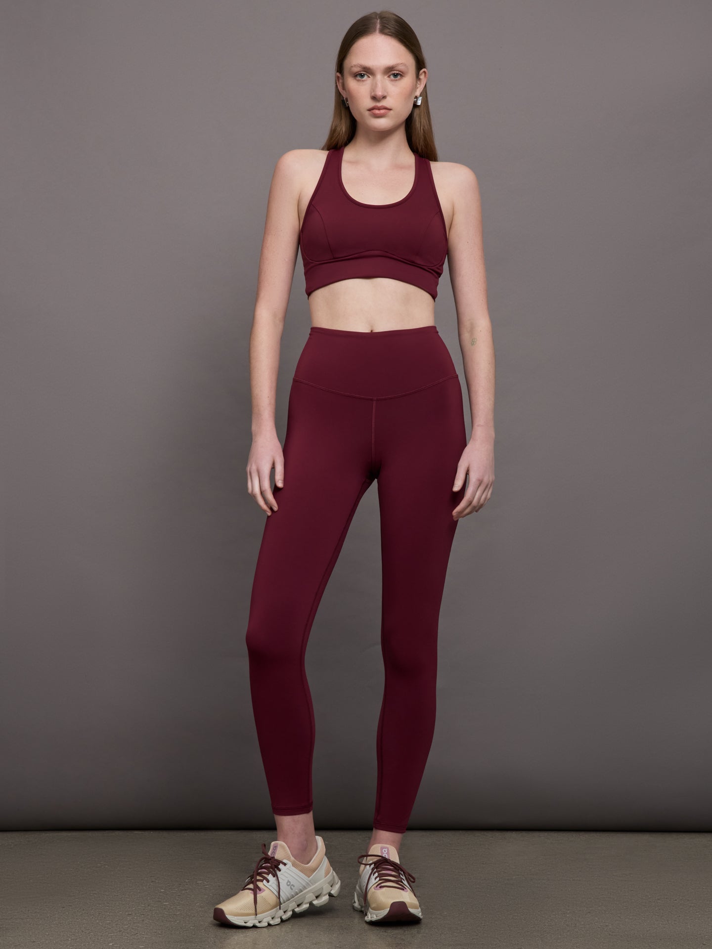 Michi | Instinct Longline Bra | Burgundy