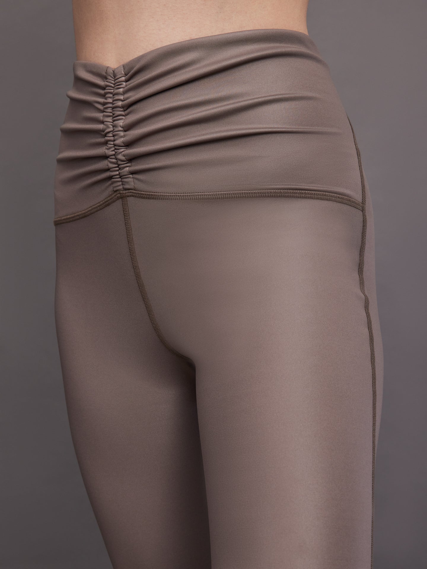 Palma Gloss Legging | Bronzed Pewter