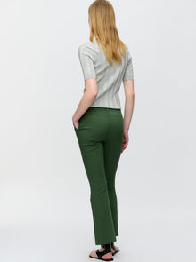 Mila Cropped Pant | Military