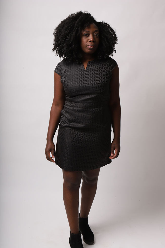 Womens | Millicent Prism Dress | Black