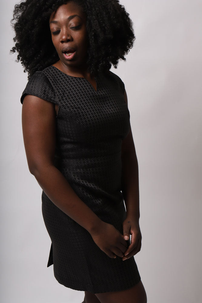Womens | Millicent Prism Dress | Black