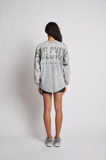 Women | Spirit Jersey | Mineral Crewneck | Grey Mineral Wash