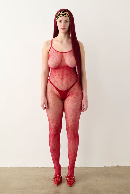 Womens | Minted Jumpsuit | Red