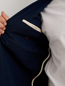 Men | Mercer Blazer | Cotton Linen Dark Navy