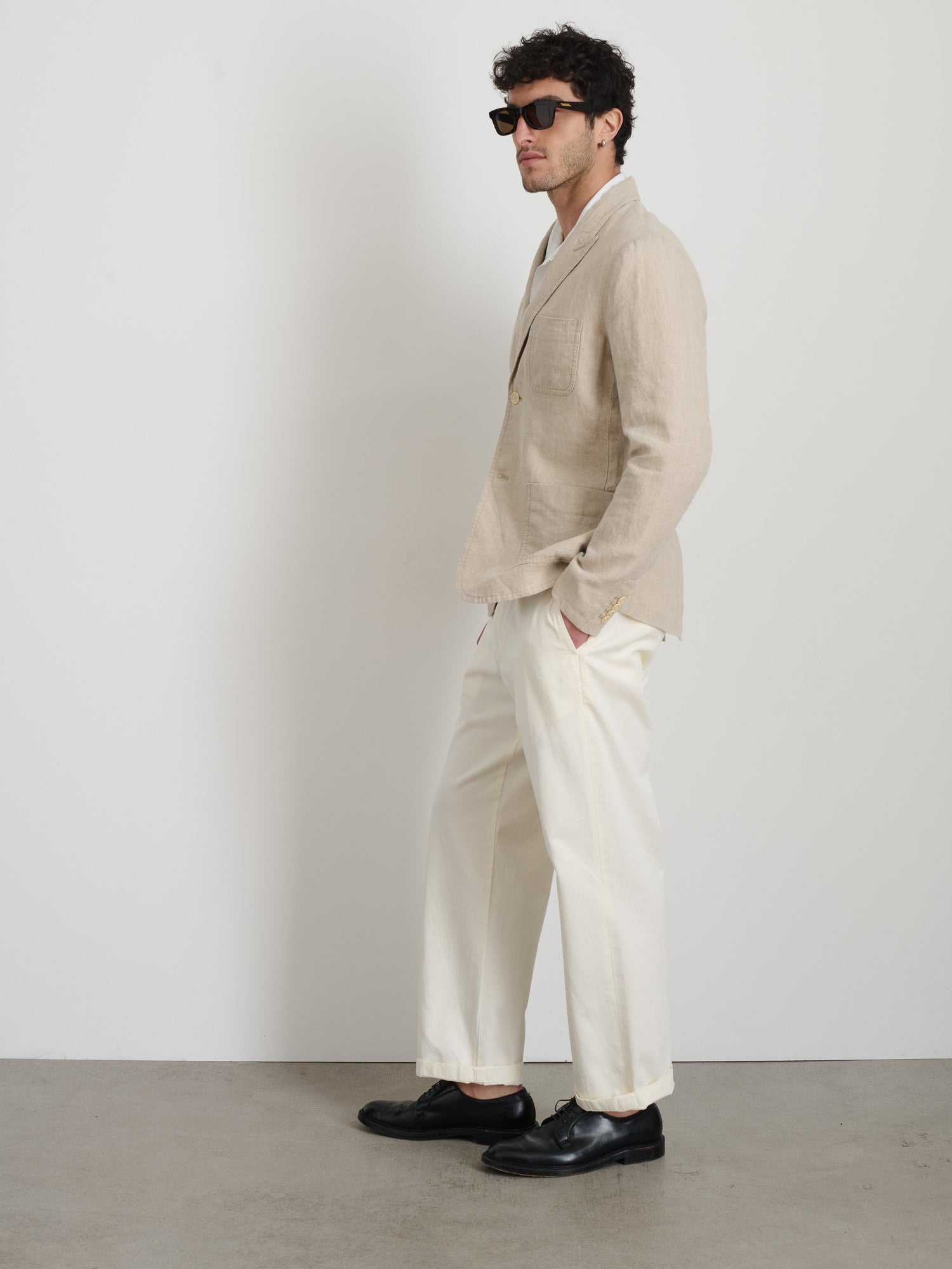 Men | Mercer Blazer | Flax Linen Flax