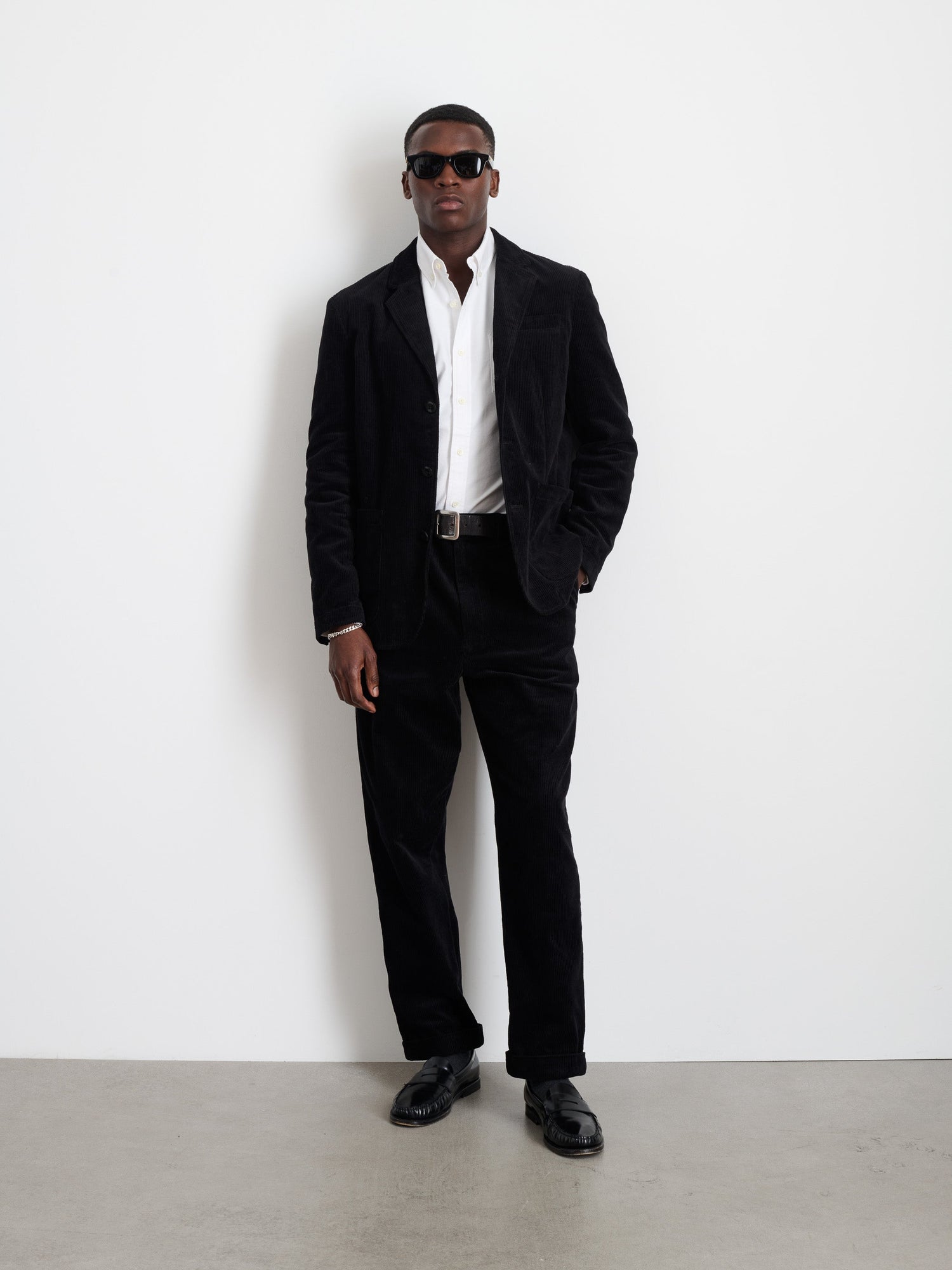 Men | Mill Blazer | Corduroy Black