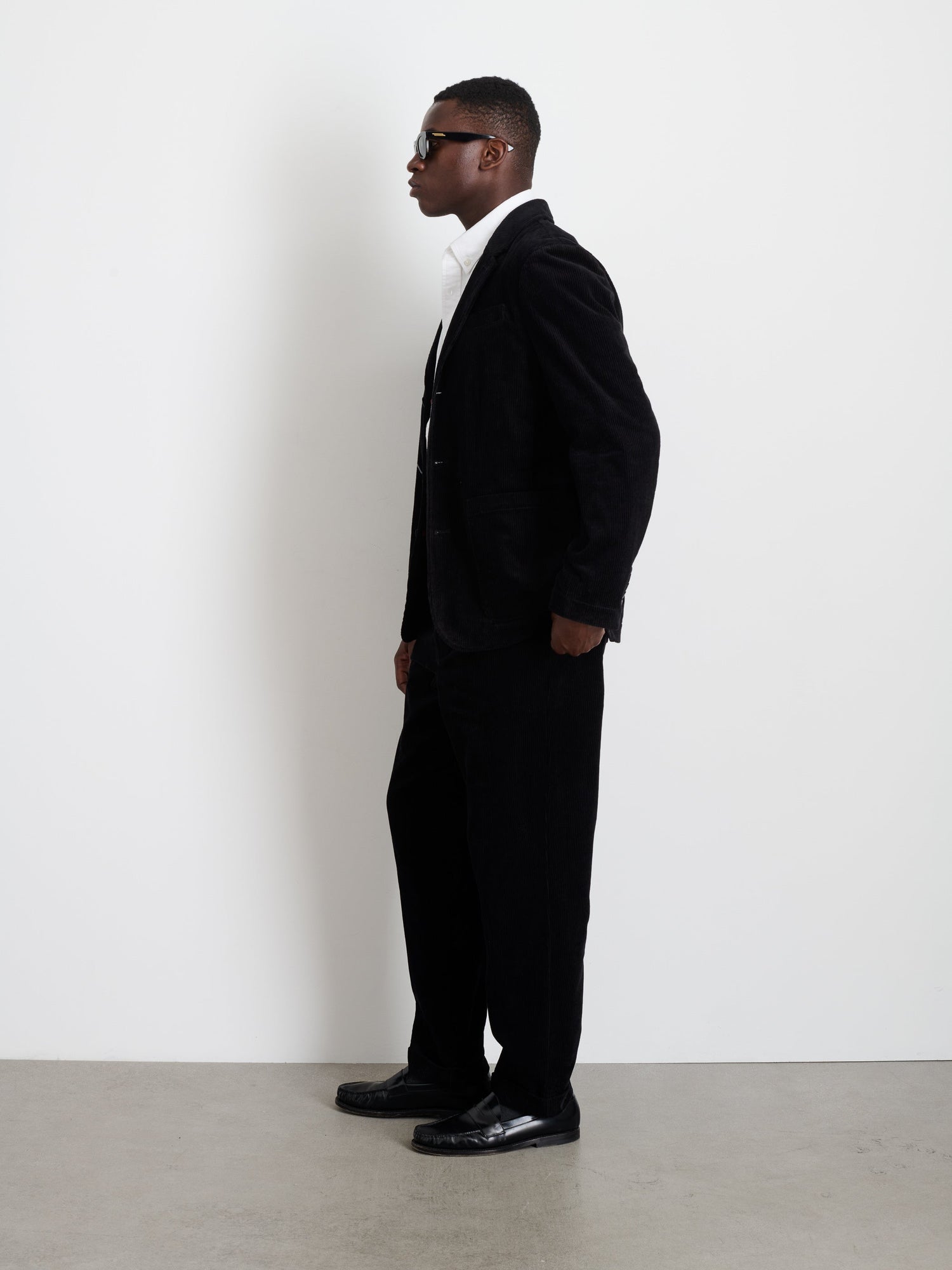 Men | Mill Blazer | Corduroy Black