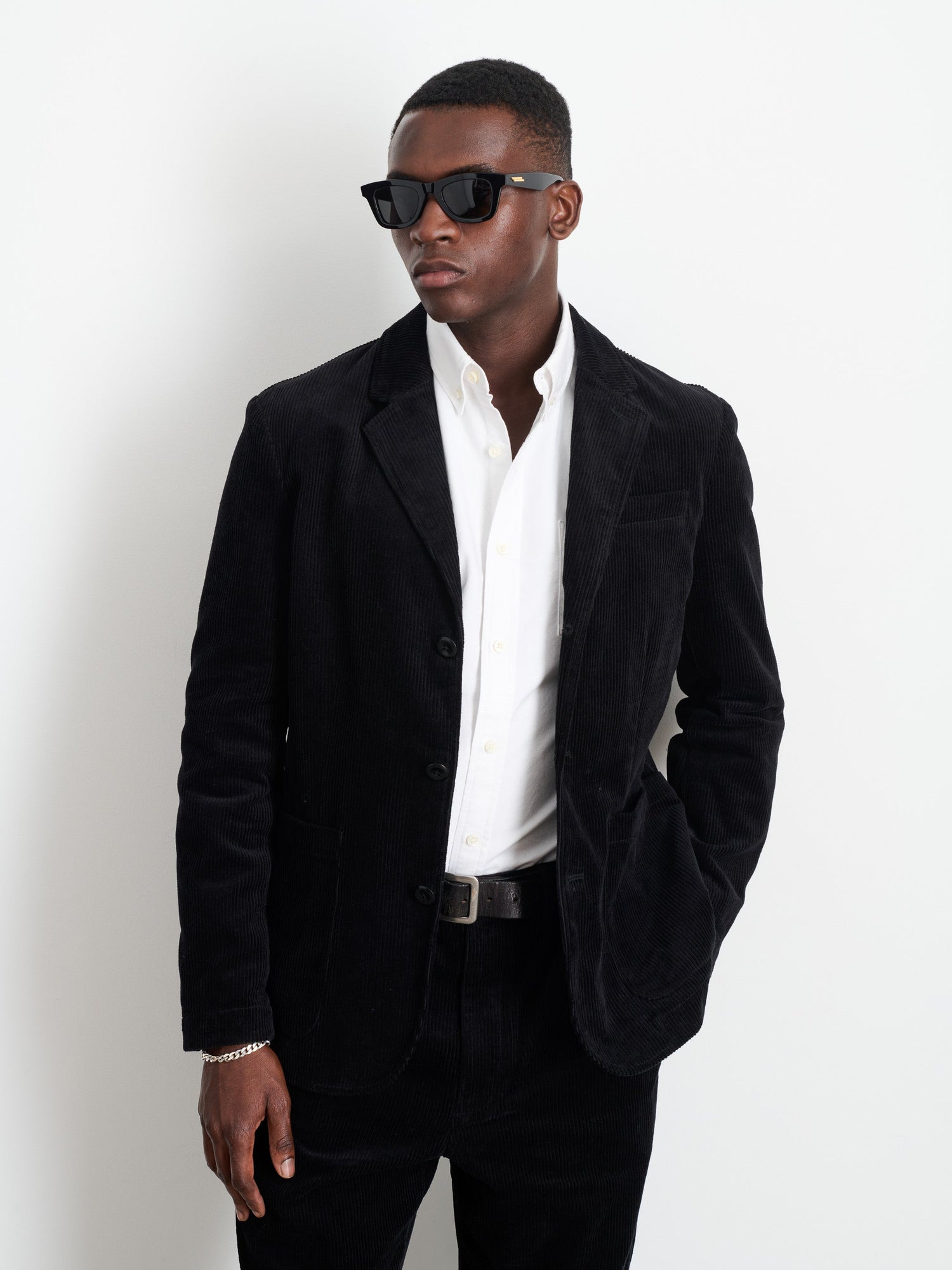Men | Mill Blazer | Corduroy Black