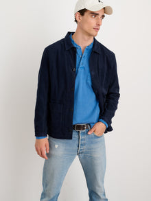 Men | Work Jacket | Fine Wale Corduroy Deep Navy