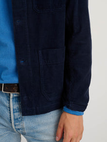 Men | Work Jacket | Fine Wale Corduroy Deep Navy