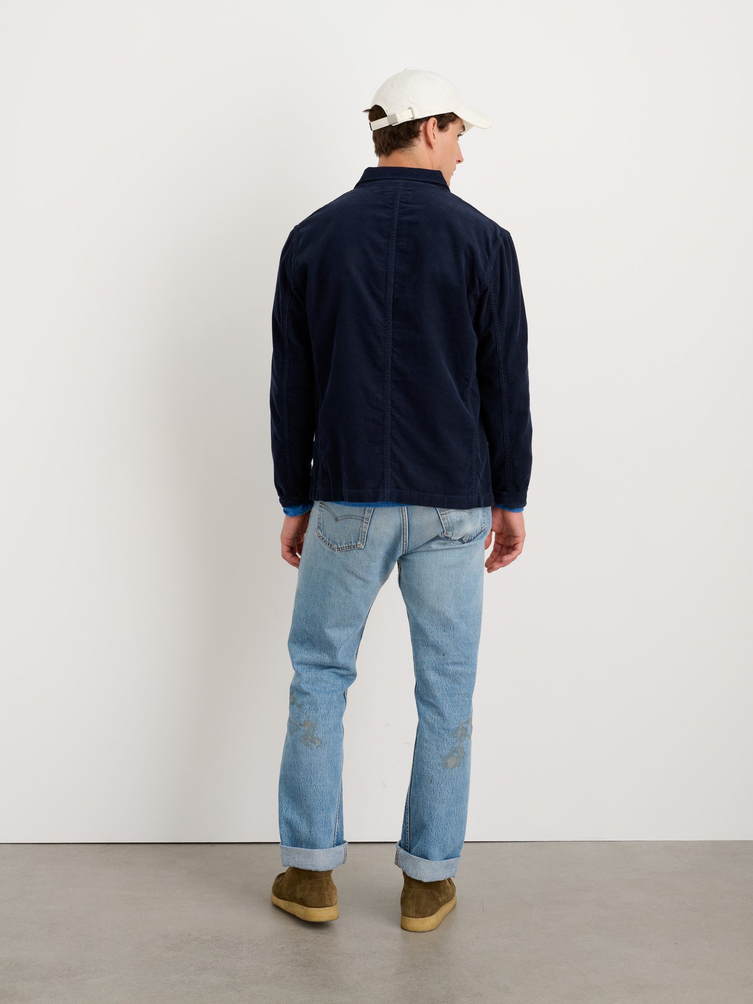 Men | Work Jacket | Fine Wale Corduroy Deep Navy