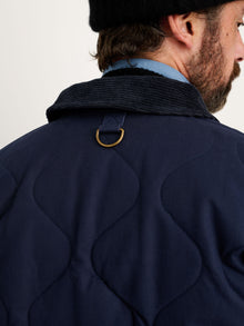 Men | Philip Jacket | Quilted Cotton Nylon Dark Navy