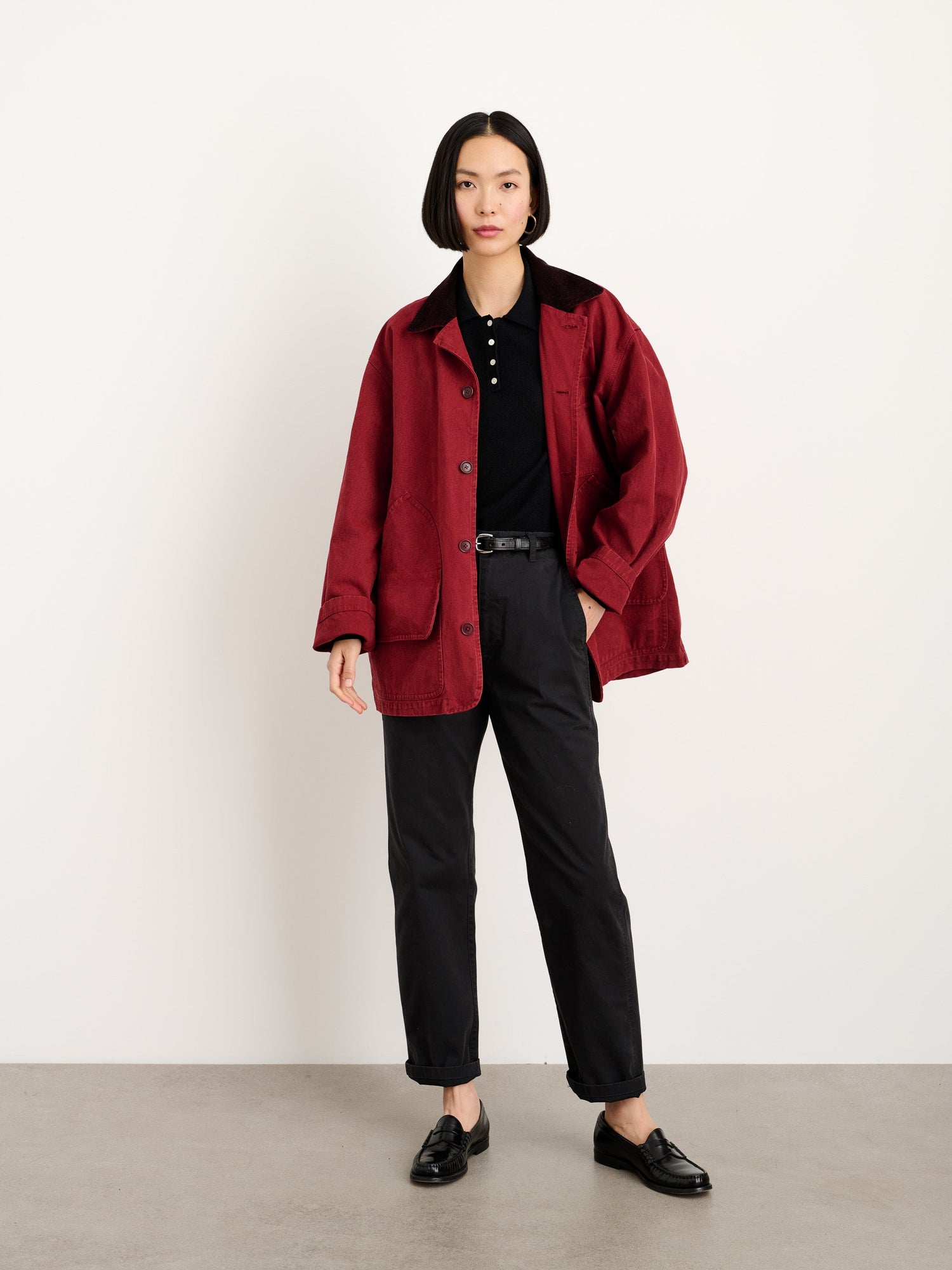 Unisex | Frontier Jacket | Canvas Firebrick