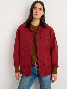 Unisex | Frontier Jacket | Canvas Firebrick