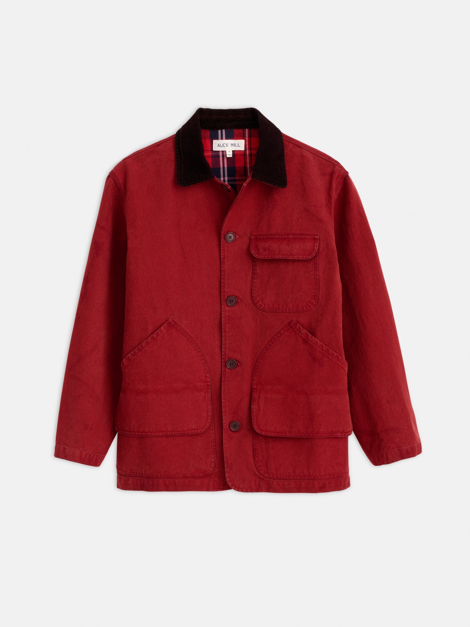 Unisex | Frontier Jacket | Canvas Firebrick