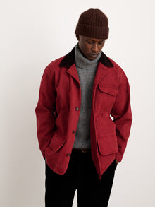 Unisex | Frontier Jacket | Canvas Firebrick