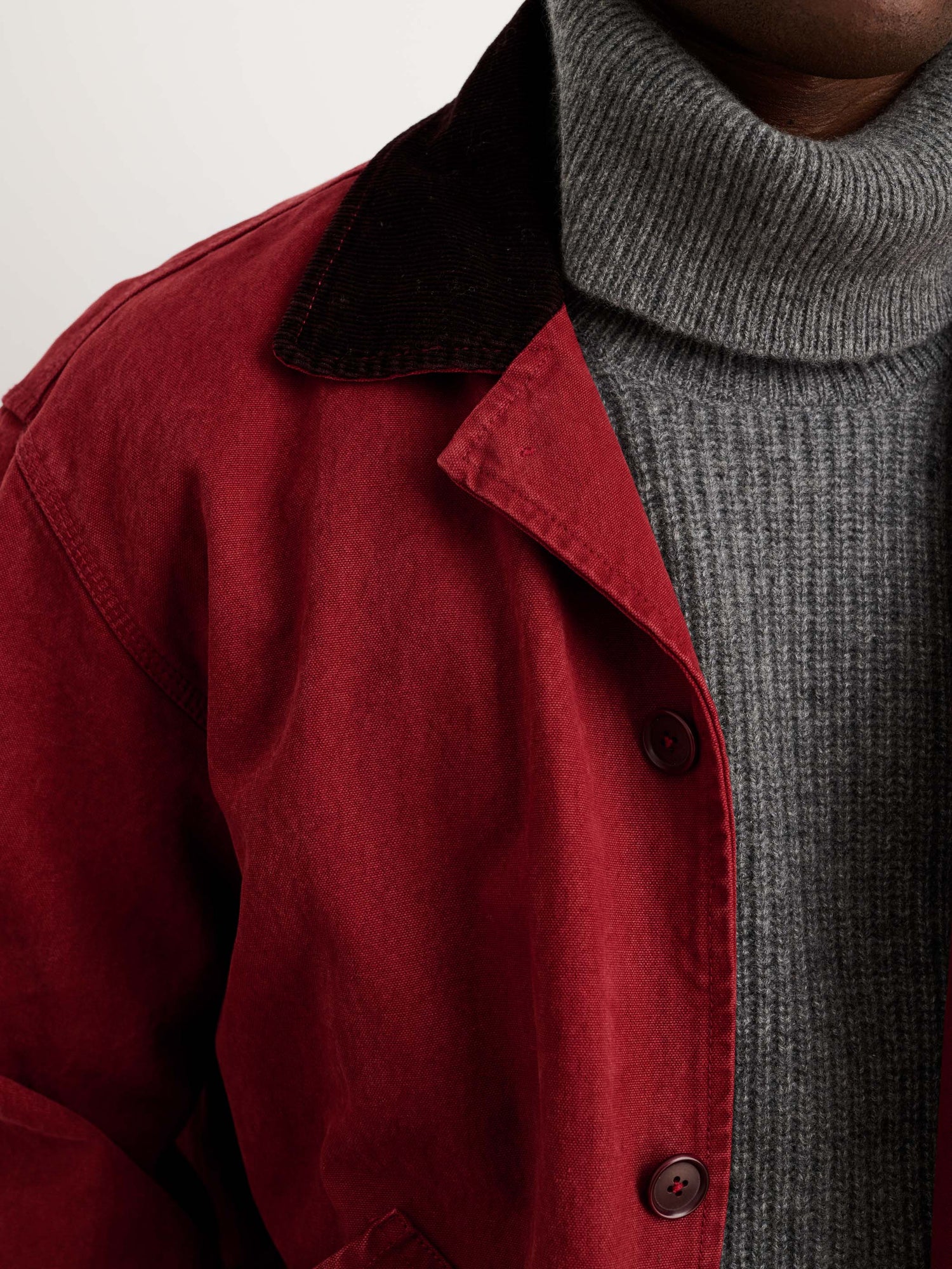 Unisex | Frontier Jacket | Canvas Firebrick