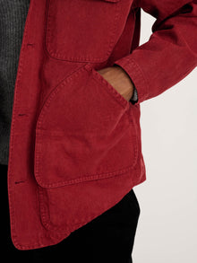 Unisex | Frontier Jacket | Canvas Firebrick