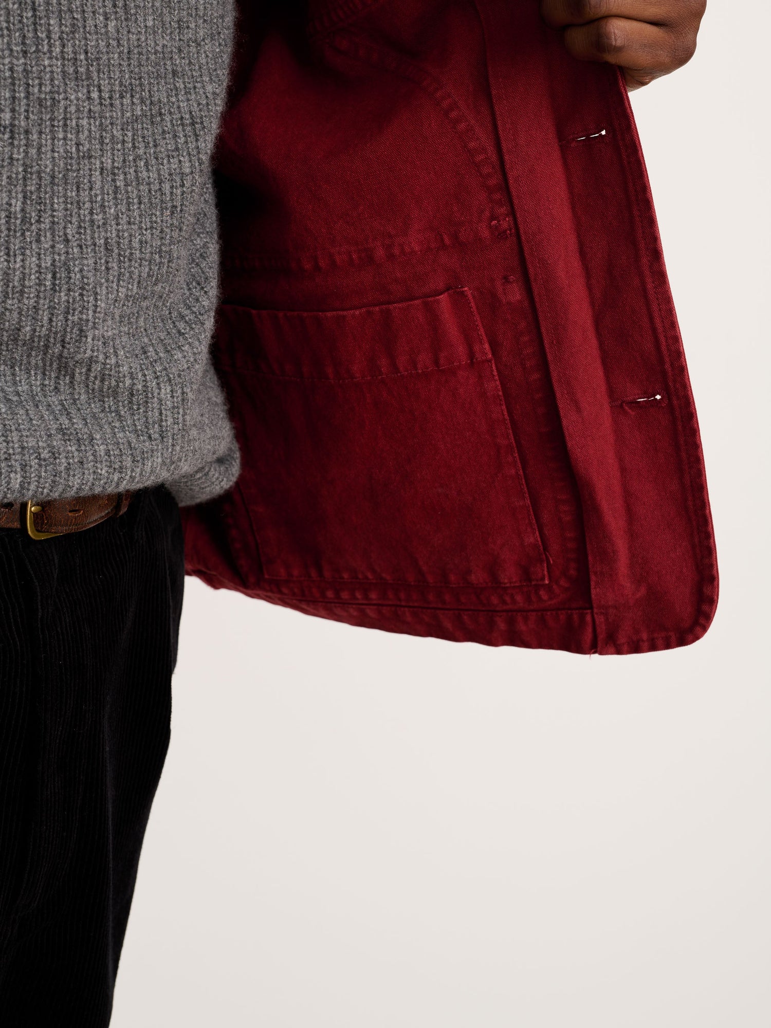 Unisex | Frontier Jacket | Canvas Firebrick