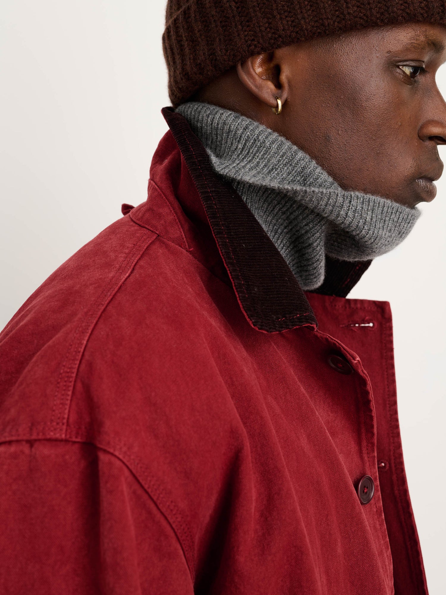 Unisex | Frontier Jacket | Canvas Firebrick