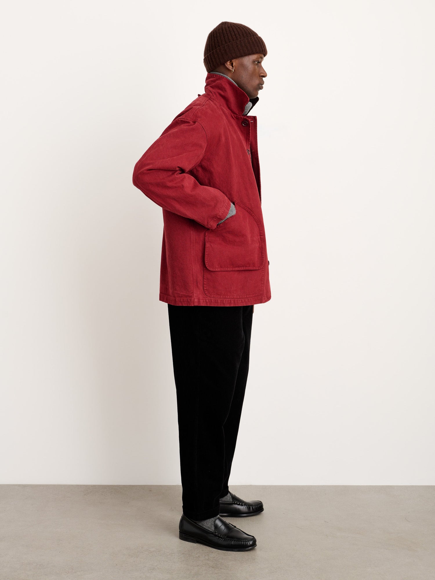 Unisex | Frontier Jacket | Canvas Firebrick