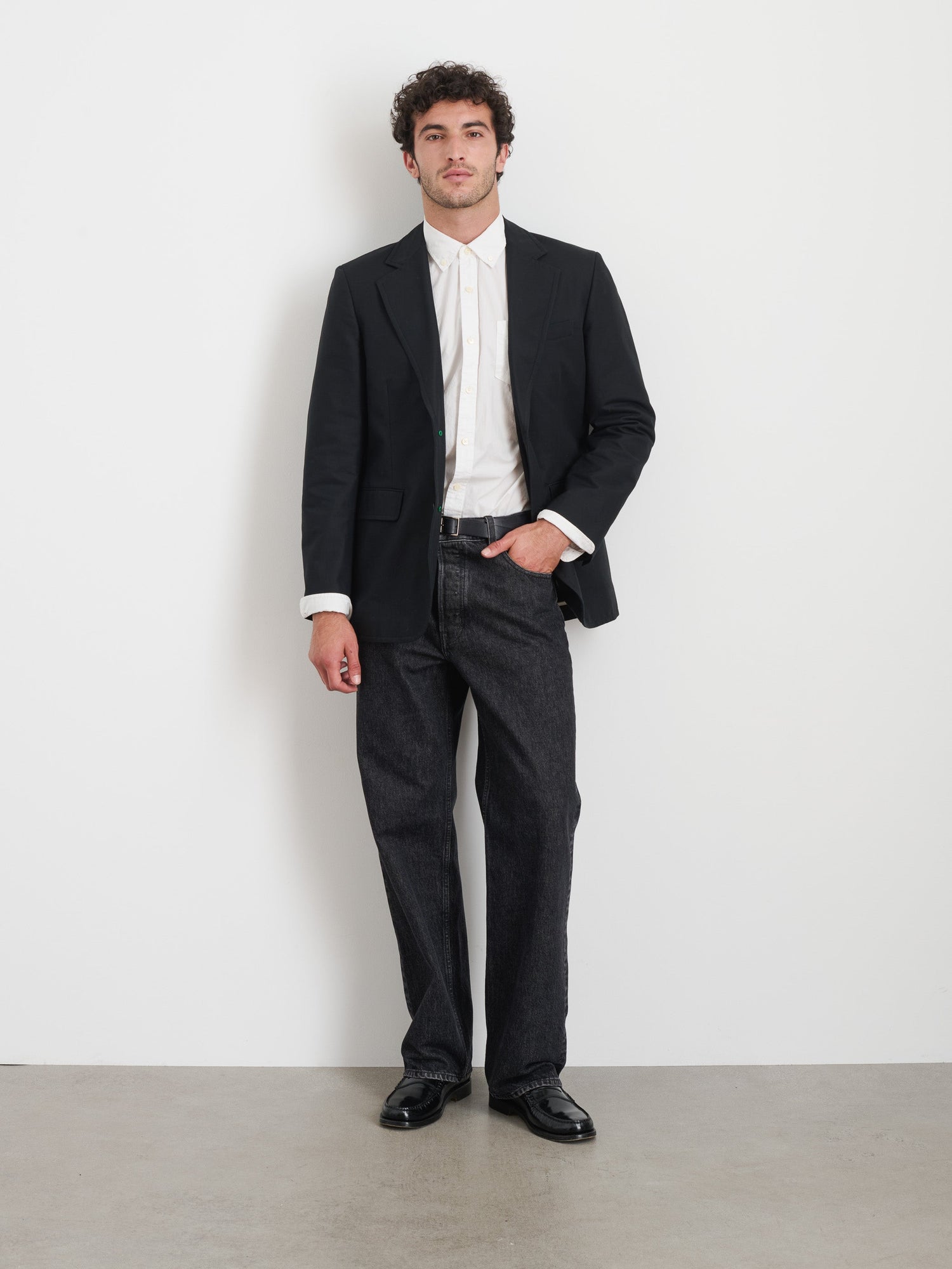 Men | Grant Blazer | Cotton Twill Anthracite
