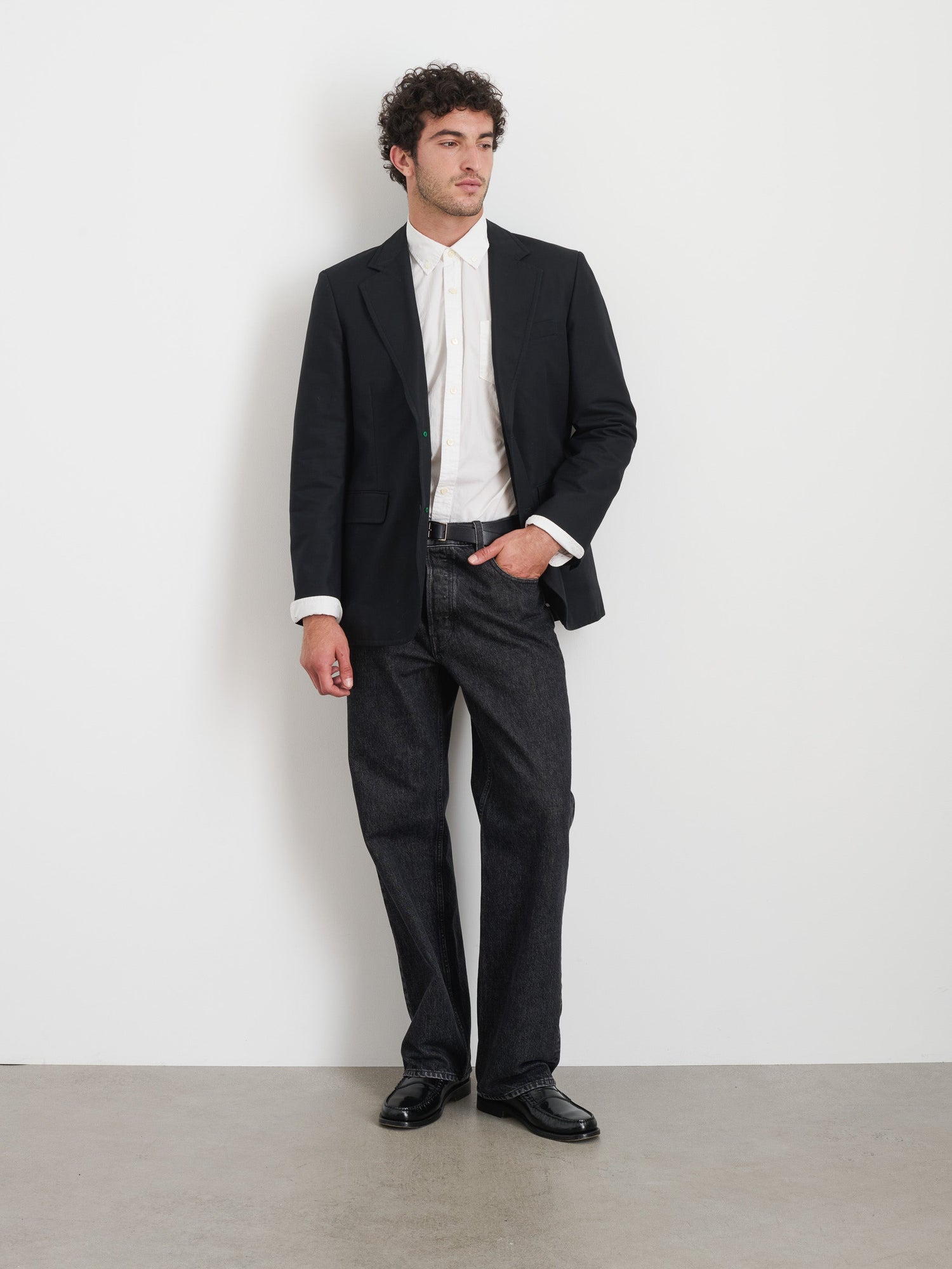 Men | Grant Blazer | Cotton Twill Anthracite