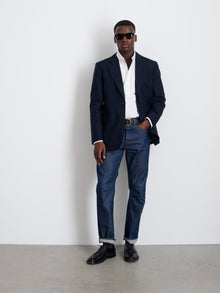 Men | Grant Blazer | Cotton Twill Dark Navy