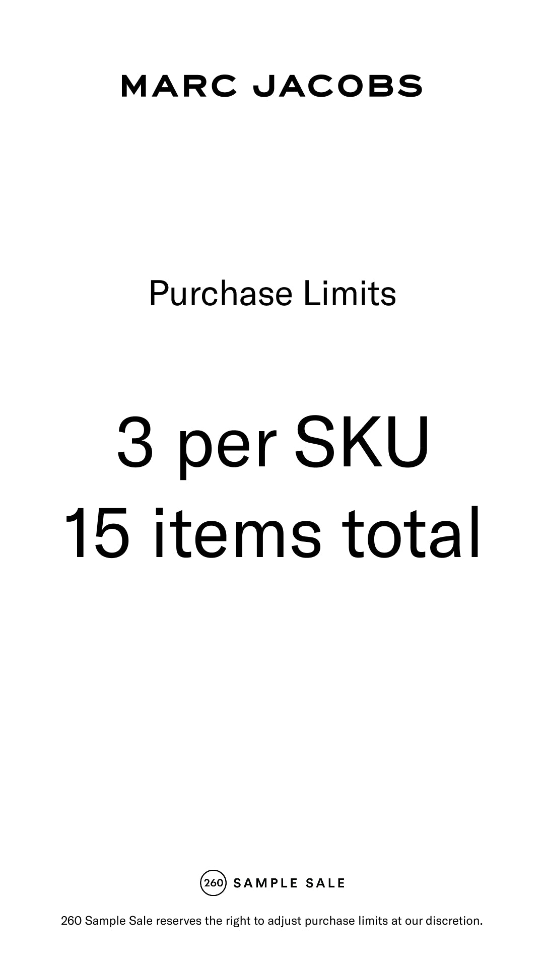 Price table