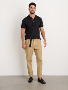 Men | Standard Slub Cotton Polo | Black
