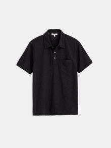 Men | Standard Slub Cotton Polo | Black