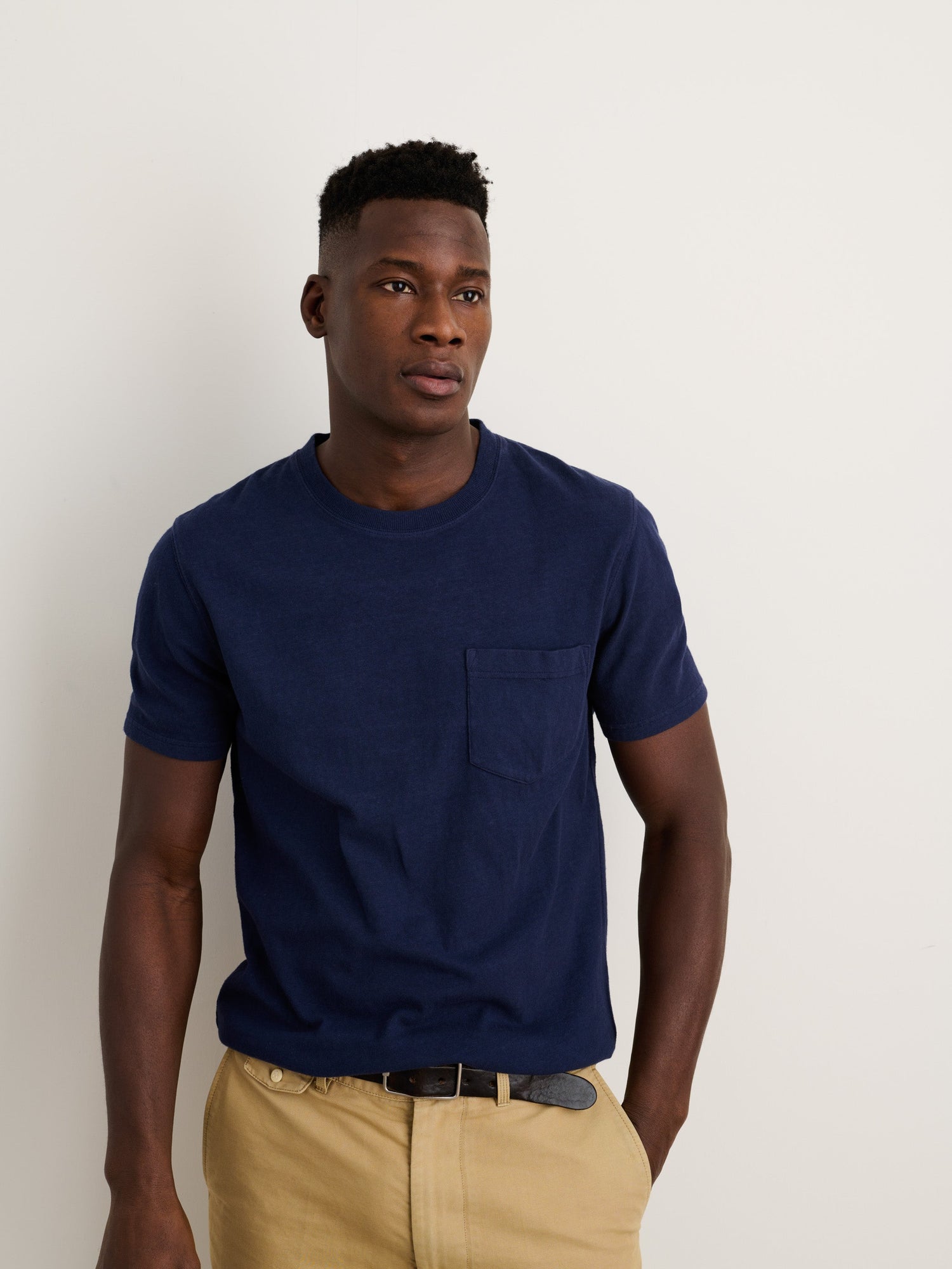 Men | Vintage Wash Pocket Tee | Dark Navy