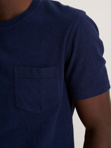 Men | Vintage Wash Pocket Tee | Dark Navy