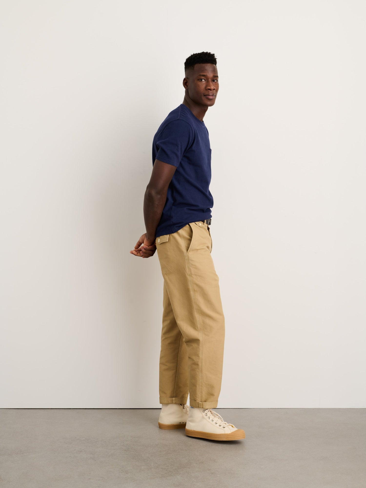 Men | Vintage Wash Pocket Tee | Dark Navy