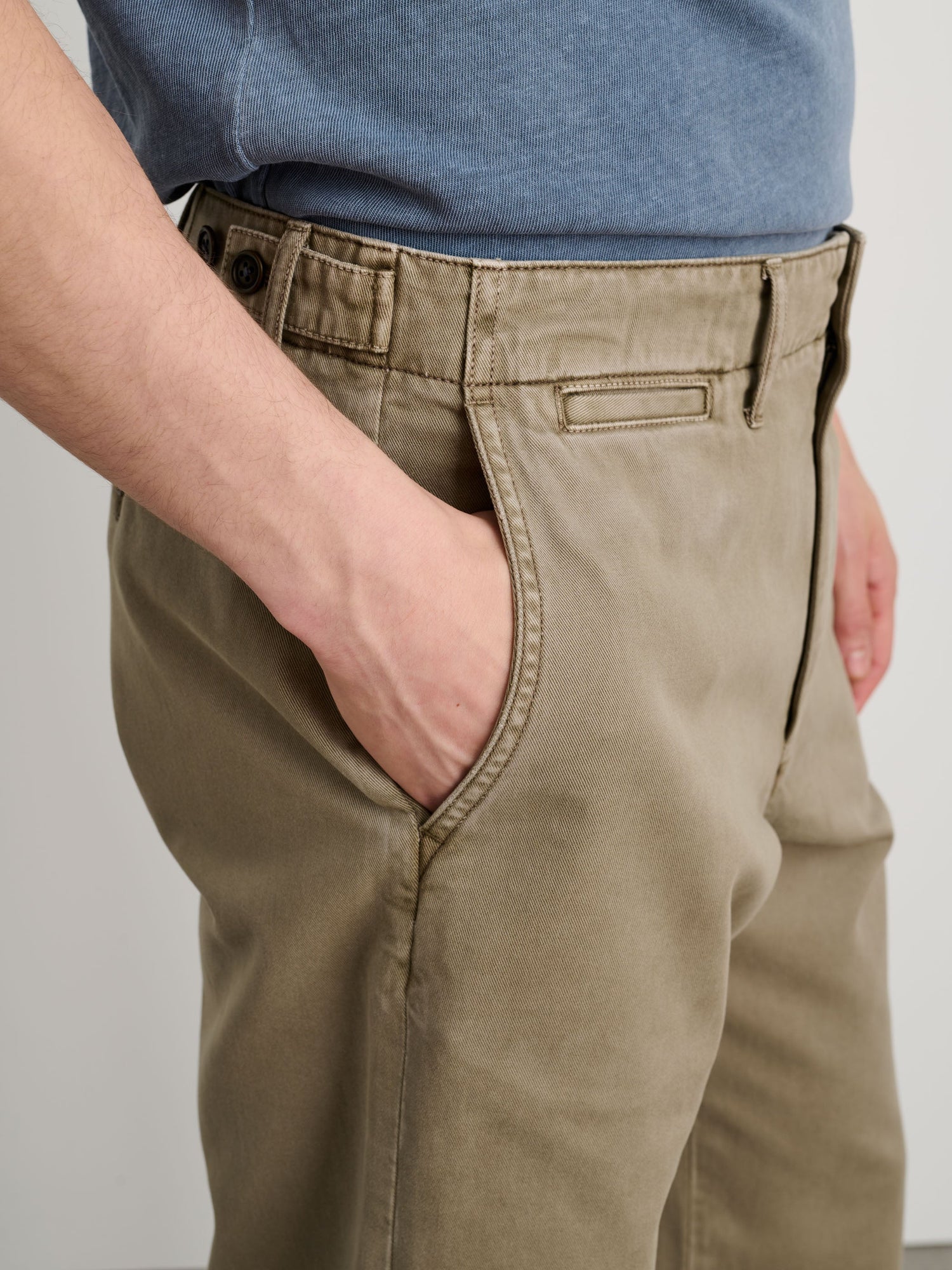 Men | Straight Leg Pant | Vintage Washed Chino Vintage Olive
