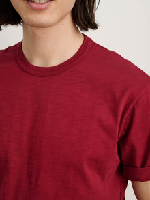 Men | Standard T Shirt | Slub Cotton Fire Brick